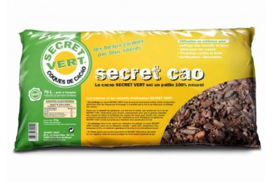 Secret CAO (coques de cacao) - Paillage - sac de 70L UAB