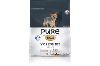 Croquettes chien adulte Yorkshire 3kg - Pure Race