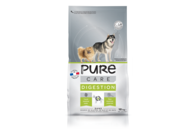 Croquettes chien digestion 10kg - Pure Care