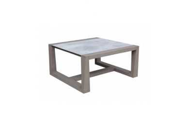 Table basse SKAAL 80x80cm teck - Les Jardins