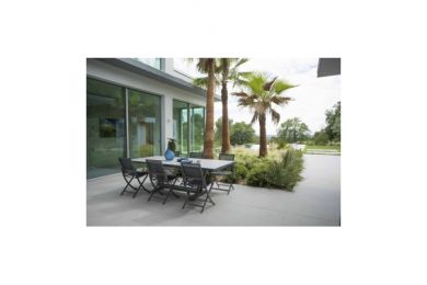 Table Amaka HPL gris espace extensible 170/230 - Les Jardins -