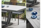 Table Amaka extensible 200/300 HPL gris espace - Les Jardins