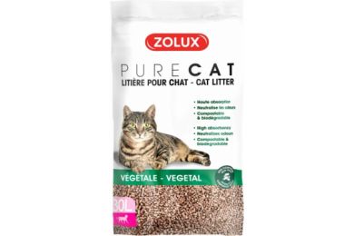 Pure cat litière pour chat végétale 30 L - Zolux 