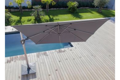 Parasol Elios 3x3 orientable Novasun - Océo