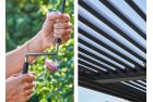 Pergola autoportée Kiosko 3.60x3m - Toit plat - MWH