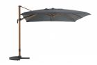 Parasol déporté 300x300 - imitation bois - MWH