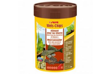 Chips Wels-Chips pour Ancistrus et Silures - 100ml - Sera