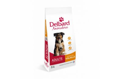 Croquettes chien adulte volaille  5 kg - Delbard