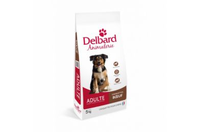 Croquettes chien adulte boeuf 5 kg - Delbard ..