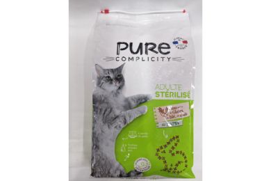 Chat adulte stérilisé -  10 kg - Pure complicity