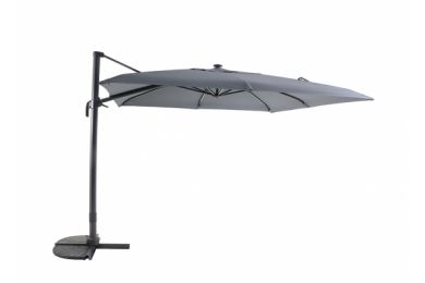 Parasol déporté LED 3x3  - anthracite - MWH