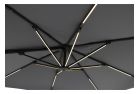 Parasol déporté LED 3x3  - anthracite - MWH