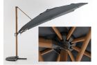 Parasol déporté deluxe 300x300 flip flap - inclinable/orientable - MWH