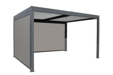 Store coulissant - Pergola autoportée bioclimatique Zéphir/Eris - 3m