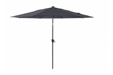Parasol mat central alu 300 manivelle Grey/Mat - Collection
