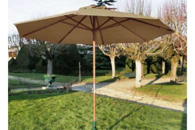 Parasol bois 300 manivelle - Collection