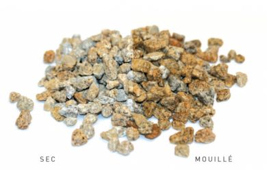 Graviers concassés jaune granité - Paillage - sac de 6/10 25 kg