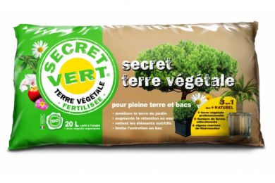 Secret terre végétale - Terreau - sac de 20L 