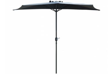 Demi parasol rond 300 manivelle (Grey) - Alizé .. 