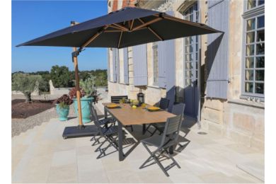 Parasol déporté 3x3 orientable LB - Collection