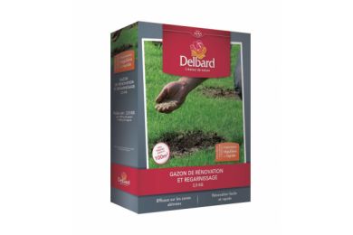 Gazon de regarnissage et rénovation 2.5kg - Delbard .. 