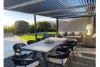 Pergola autoportée Kiosko XXL 7.20x3.50m - Toit plat - MWH