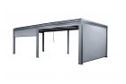 Pergola autoportée Kiosko XXL 7.20x3.50m - Toit plat - MWH