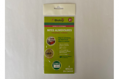 Trichogrammes - Auxiliaire de lutte biologique - Mites alimentaires - Biotop ..