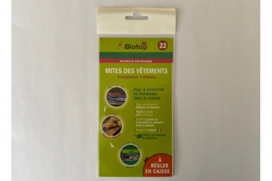 Trichogrammes - Auxiliaire de lutte biologique - Mites des vêtements - Biotop .. 