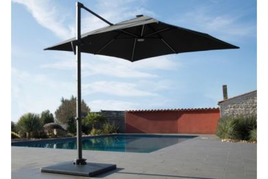 Parasol Roma 2.7x2.7 Led (Grey)  - Alizé