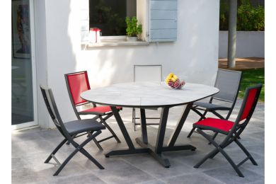 Table ronde extensible AMAKA - 135/185 - Les Jardins