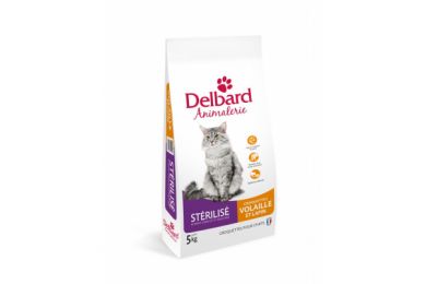 Croquettes chat stérilisé 5 kg - Delbard ..