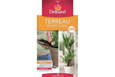 Terreau rempotage plantes d'intérieur 20L - Delbard ..