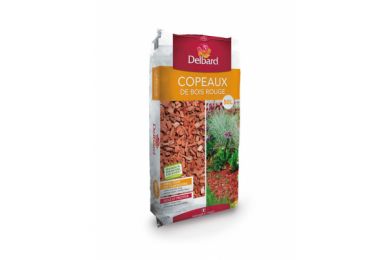 Copeaux de bois rouge 50L - Delbard