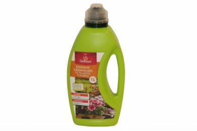 Engrais liquide géraniums et plantes fleuries 1L - Delbard ..