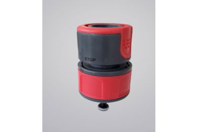 Raccord rapide Aquastop bi-matières - D.19mm - Delbard