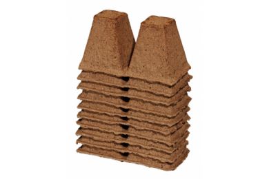 Sachet 20 godets biodégradables carrés 6cm - Delbard .. 