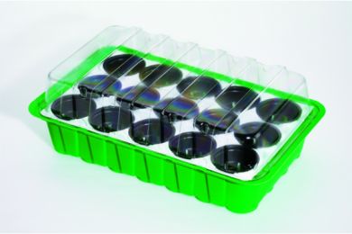 Mini serre de 15 pots en plastique - Delbard .. 
