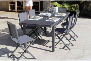 Chaise pliante Ida - Coloris chinés - Collection -