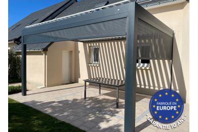 Pergola Easy up . Safir . Adossée - Bioclimatique
