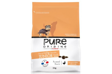 Croquettes chiot junior petite race 3kg - Pure Origine 