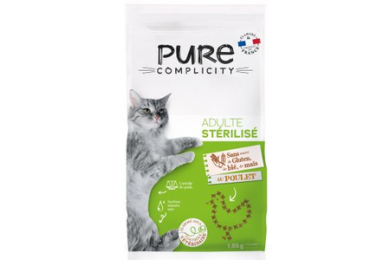 Croquettes chat adulte stérilisé 1.5kg - Pure Complicity