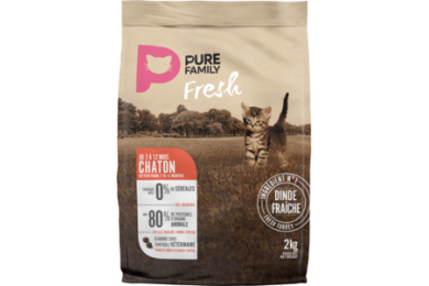 Croquettes chaton 2kg - Pure Family Fresh