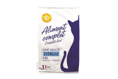 Croquettes Aliment complet chat adulte stérilisé 5kg