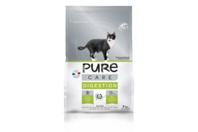 Croquettes chat digestion 2kg - Pure Care