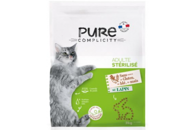 Croquettes chat adulte stérilisé 3kg - Pure Complicity