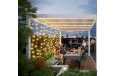 Pergola Summer autoportée - Bioclimatique motorisée